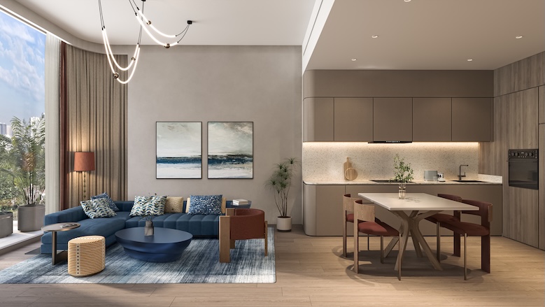 2 BR — Living Room